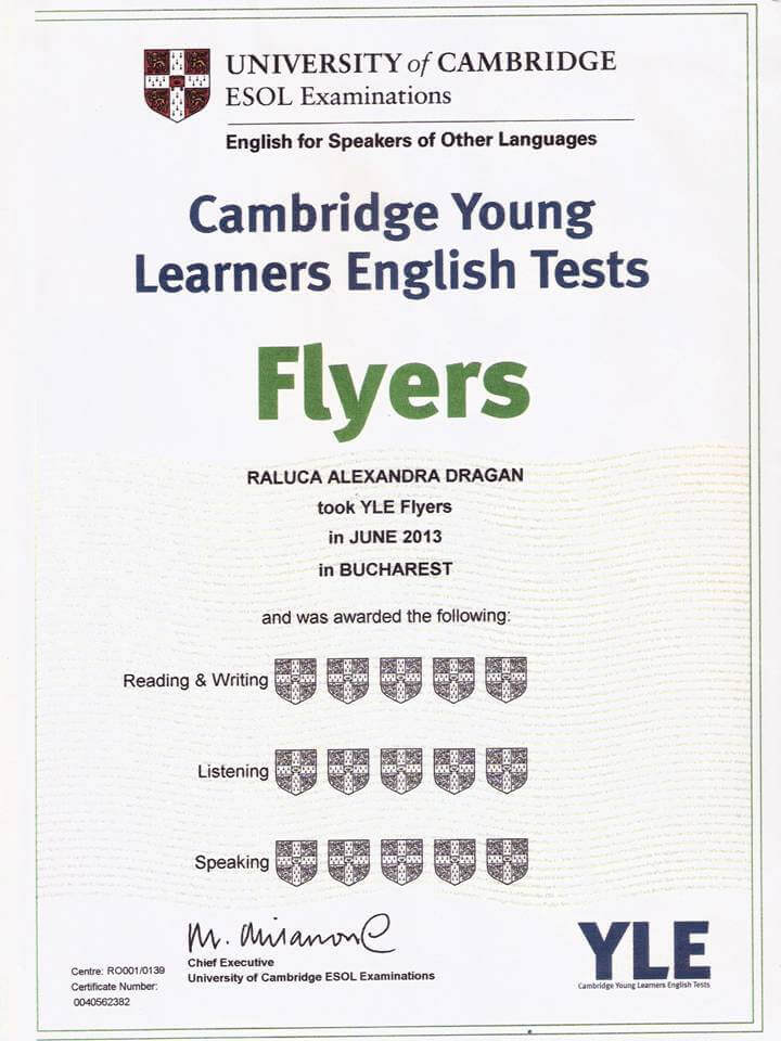 Chứng chỉ Cambridge Flyers là gì?