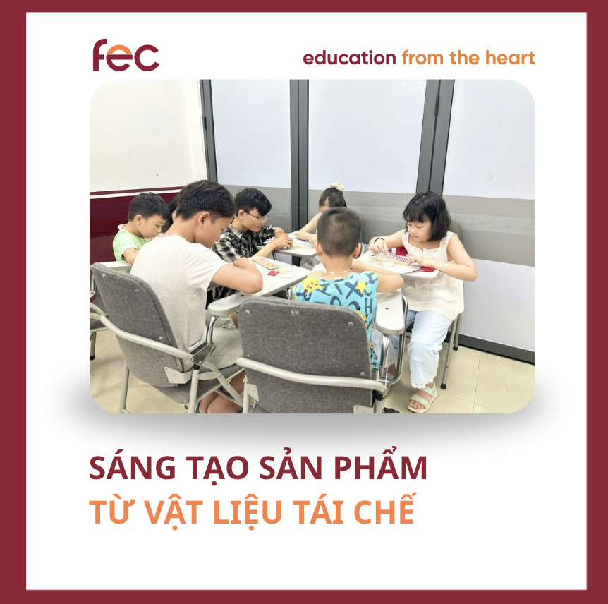 Hoạt động sáng tạo sản phẩm từ vật liệu tái chế