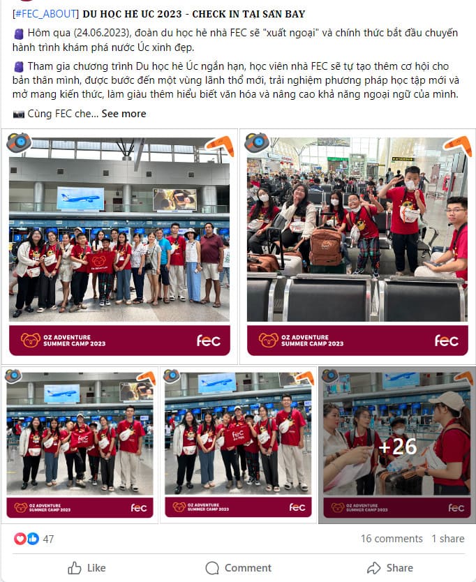 Chương trình du học hè tại FEC Explorer