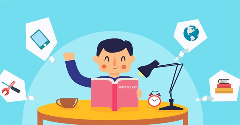 Luôn ôn lại các từ vựng và ngữ pháp đã học